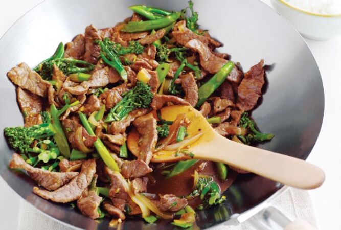Ginger roasted beef